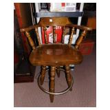 SWIVEL BAR STOOL W/ BACK X2