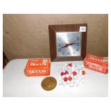 WELSEY BATTERY CLOCK, 26" X 1.75 INTERTUBE, FORD