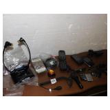 VARIOUS CHARGER CORDS, "TV EARS" ETC.