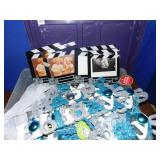 9 HAPPY HOLIDAYS HANGING DECORATIONS AND 5 MOVIE