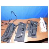 SONY GLASSES 3 PAIRS AND 3 CHARGERS, EAR AND NOSE