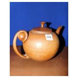 BEAUTIFUL HANDMADE TEAPOT, APPROX. 8" TALL,
