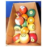 POOL BALL, MISSING THE 8 BALL