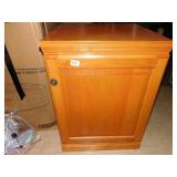 30" H X 22" W X 22.5 D - 2 PULL OUT SHELF WOOD