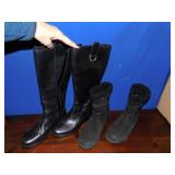 RALPH LAUREN 6.5 HIGH BLACK BOOTS NOT WORN,