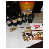 COLEMAN FUEL 1 FULL, YANKEE SCREWDRIVER, BUCKET