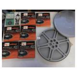 AUDIO TAPES, LARGE FILM REEL