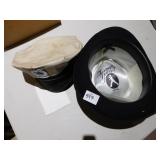 LARGE FORMAL HAT & POLICE VINTAGE HAT