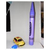 CRAYON BANK 30" H, TALKING CAR, REACH STICKS KIDS