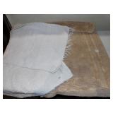 BEAUTIFUL 2 SIDED BATHROOM RUG AND 2 OTHER RUGS