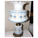 ELECTRIC HURRICAN LAMP, WITH BLUE AND YELLOW