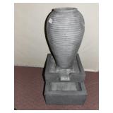 PLASTIC 2 PIECE FOUNTAIN W/ PUMP
