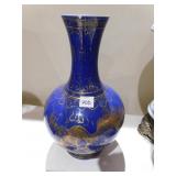 15" ORIENTAL VASE, SMALL CHIP