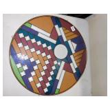 20" ROUND STAINED GLASS PANEL