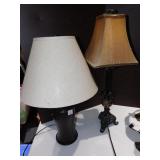 BRONZE FINISH - BALL CENTER AND BRONZE LAMP W/
