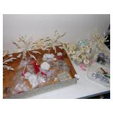 WHITE AND SILVER ORNAMENTS