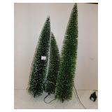 THREE FROSTED TIP TREE