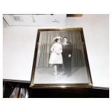 VICTORIAN PICTURE FRAME, WEDDING PICTURE, ETC.