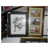 5 PRINTS, MATTESON 83 BASKETBALL, CROSS, WINE