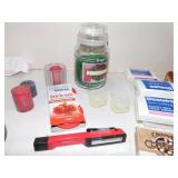 CANDLES, NOTE PADS, CO2 POWERLETS, BB