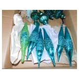 TURQUOISE AND GREEN ORNAMENTS