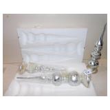 MERCURIZED SILVER GLITTER TREE