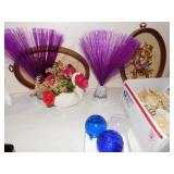 BATTERY OP PURPLE LIGHTS, HUMMEL NEEDLE POINT