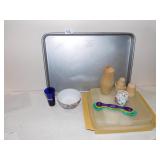 CUISINART BAKE TRAY THICK, TUPPERWARE EGG TOTE,