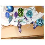 GREEN & PURPLE ORNAMENTS