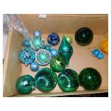 WHALE & GREEN BLUE PURPLE ORNAMENT GROUP