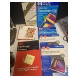 RESUME PAPER, TRANSPARENCY PROTECTORS, COPIER