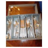 HOLMES & EDWARDS FLATWARE SILVER PLATE, SPRING