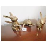 BUNNIES & FROG BRASS, MADE IN INDIA