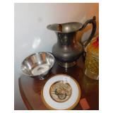 WATER PITCHER, SILVER SMITH REVERE REPRODUCTION,