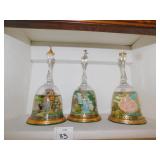 3 DECORATIVE SNOW GLOBES, CINDERELLA, RAPUNZEL,