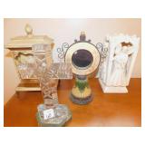 GLASS CROSS, MIRROR, ANGEL, ETC.