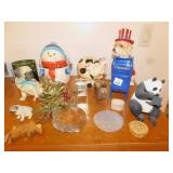 SNOWMAN, PANDA, TRINKETS