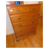 SPRAGUE & CARLETON DRESSER 5 DRAWERS 45" H X 35"