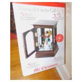 CURIO CABINET W/ FIGURE