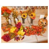 FALL DECORATIONS, LIGHTED PUMPKIN
