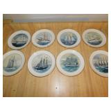 THE DANBURY MINT TALL SHIPS DECORATIVE PLATES