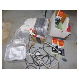 NEW VACUUM BAGS TYPE C, NEW THROW AWAY PANS,