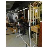 ROLLING CLOTHING RACK