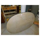 RETRO CARD TABLE, SOM STAINING AS SHOWN