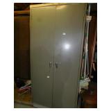 METAL CABINET SOME RUST AT BOTTOM, 78"H 36"W 24"D