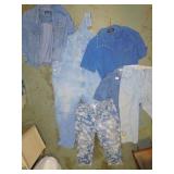 CLOTHES INC. JACKETS, OVERALLS XL, XL DENIM