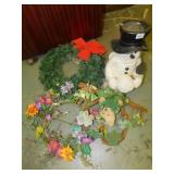 WREATHES, SNOWMAN