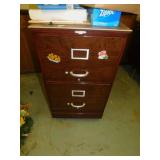 ROLLING FILING CABINET 2 DRAWER