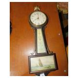 BANJO CLOCK WITH SAILBOAT