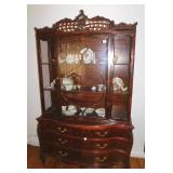 CHINA CABINET, 2 DOOR 3 DRAWER, CONTENTS NOT